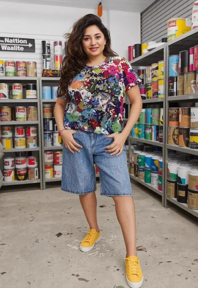 Drape 2 AI generation: athletic male model demonstrating body type diversity