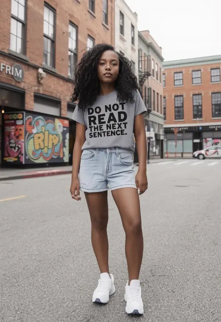 AI-generated catalog photo showing consistent model identity across multiple fashion product shots