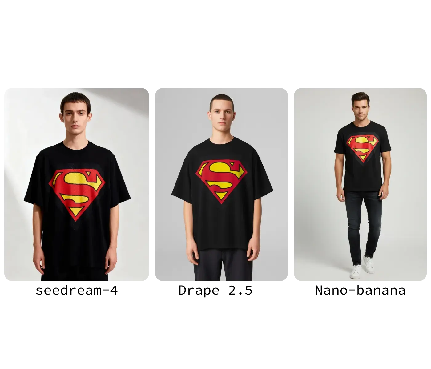 AI product photography platform showing multiple AI model options for fashion image generation