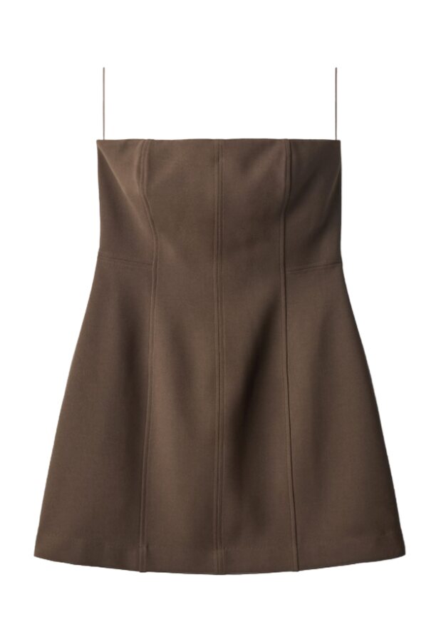 Saved garment, brown mini dress