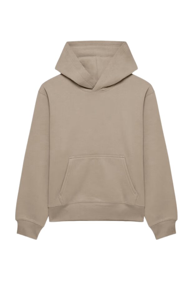 Saved garment, taupe hoodie