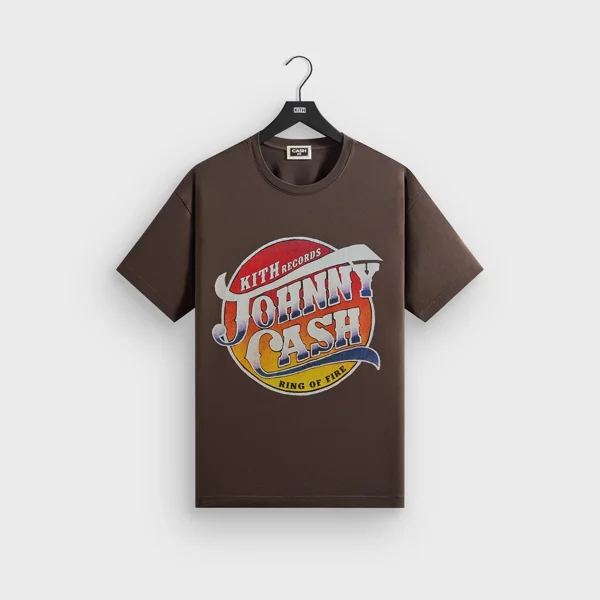 Uploaded product photo of a brown graphic tee
