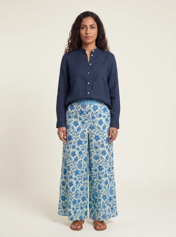 The same outfit on a second model after Swap Model, generated with Gemini Flash 2