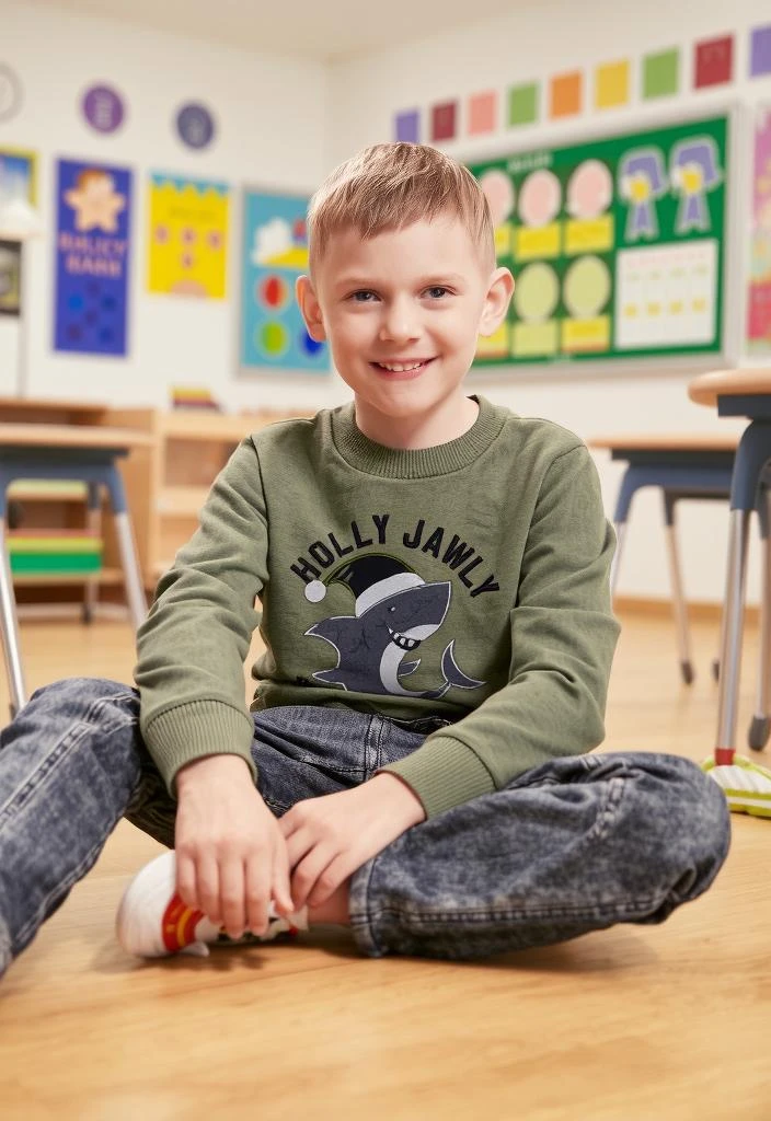AI generated diverse model - young boy