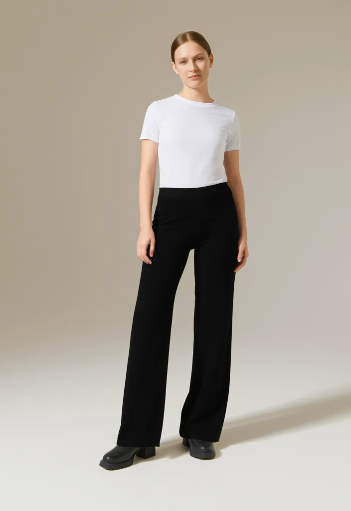 AI-generated fashion model in chic attire