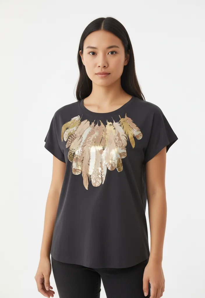 AI-generated fashion model in designer wear