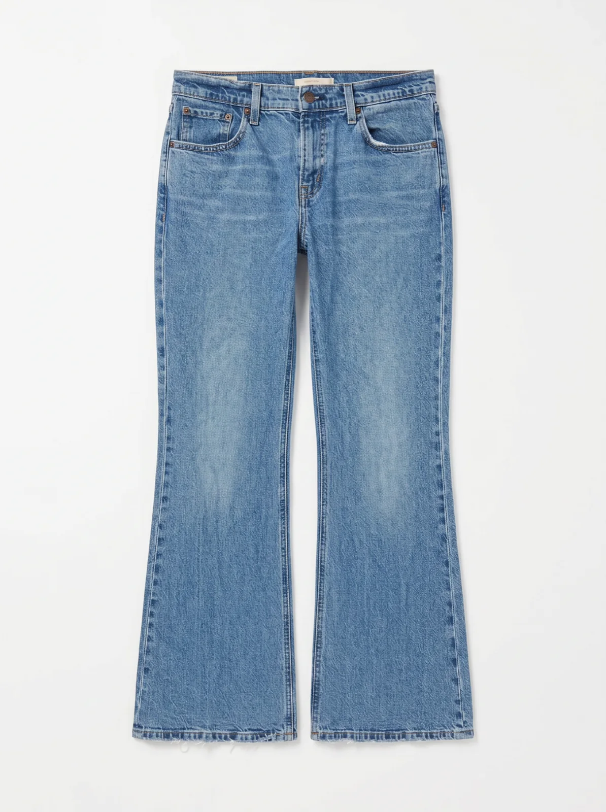 Flared jeans: generated packshot image