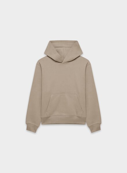 Taupe hoodie flat